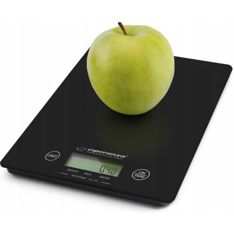 Waga kuchenna LEMON czarna EKS002K ESPERANZA Waga kuchenna LEMON czarna EKS002K ESPERANZA