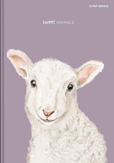 Zeszyt szkolny A4 Brulion 96 kartek w kratkę 70g w zwierzątka ANIMAL 400169481 TOP 2000