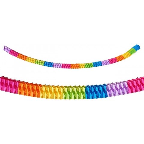 Girlanda papierowa Tęcza 4szt. GF-041 GO PARTY