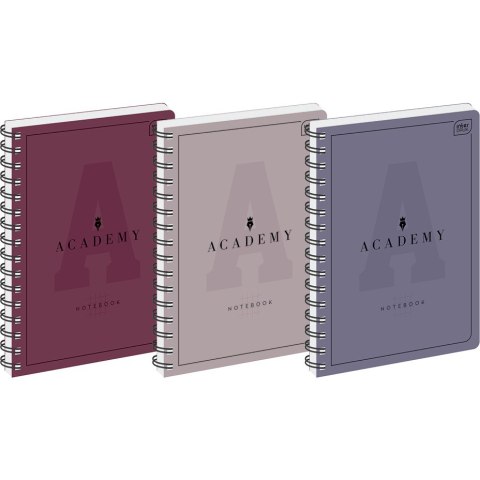 Kołozeszyt A5 100k kratka 90g ACADEMY