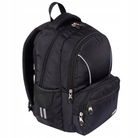 Plecak szkolny 2-komorowy Tornister młodzieżowy St.Black Vintage BP-76 ST.RIGHT St.Majewski