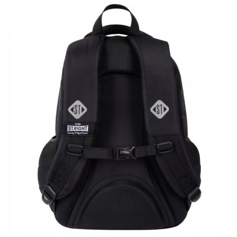 Plecak szkolny 2-komorowy Tornister młodzieżowy St.Black Vintage BP-76 ST.RIGHT St.Majewski