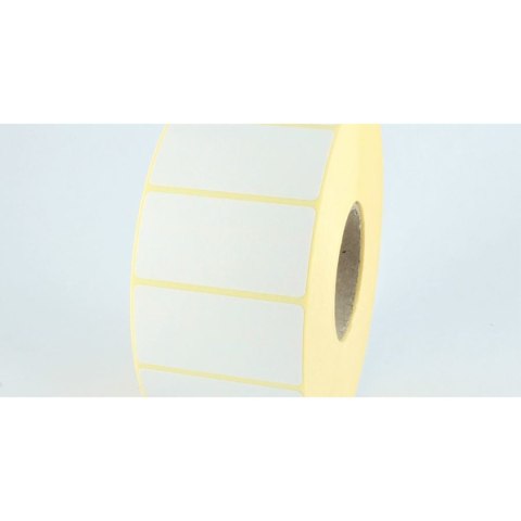 Etykieta termiczna na roli BULK 58x25mm (1500szt) gilza 40mm eco/białe/klej akrylowy/zaokrąglone rogi Etykieta termiczna na roli BULK 58x25mm (1500szt) gilza 40mm eco/białe/klej akrylowy/zaokrąglone rogi