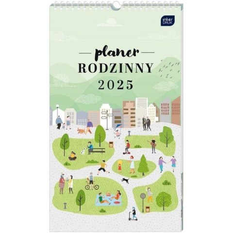 Kalendarz planer rodzinny 2026 25x43 Piccolo INTERDRUK