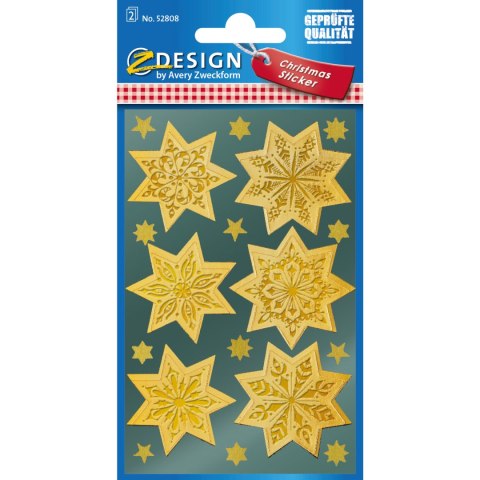 Naklejki Z-Design - złote gwiazdy 52808 AVERY ZWECKFORM Naklejki Z-Design - złote gwiazdy 52808 AVERY ZWECKFORM