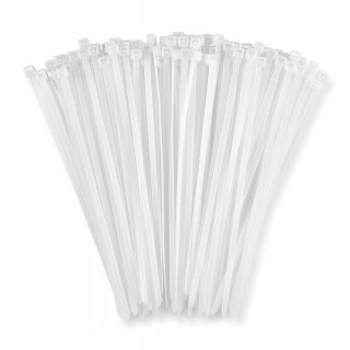 Opaska zaciskowa/opaska kablowa/zip/raps/trytytka 350x4,8mm (100szt) biała LEXTOOL (LXOP23)