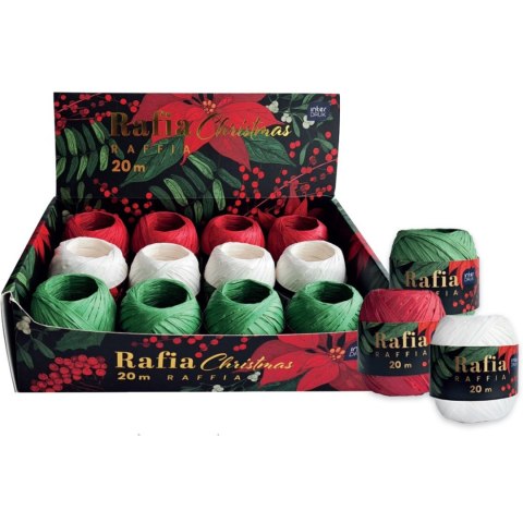 Rafia 20m (12szt.) CHRISTMAS INTERDRUK Rafia 20m (12szt.) CHRISTMAS INTERDRUK