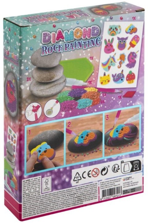 Zestaw do malowania kamieni DIAMENTOWE 200059 MOXY