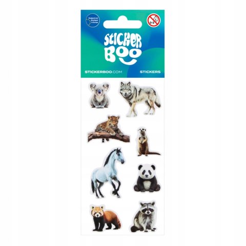 Naklejki 66x126mm DZIKIE ZWIERZĘTA 550332 STICKERBOO Naklejki 66x126mm DZIKIE ZWIERZĘTA 550332 STICKERBOO