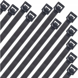Opaska zaciskowa/opaska kablowa/zip/raps/trytytka 250x4,8mm (100szt) czarna LEXTOOL (LXOP16)