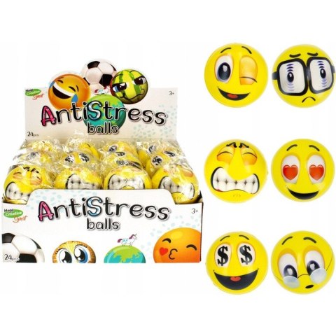 Piłka antystresowa 7cm BUŹKA 459601 MEGA CREATIVE