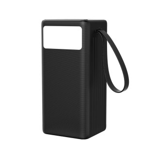 Powerbank 50000mAh 20W 2xUSB-A + 2xUSB-C + kabel USB-C -> USB-C + latarka PLATINET (45872)