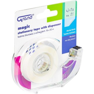 Taśma biurowa 18x20m MAGIC z dispenserem GRAND 130-1962