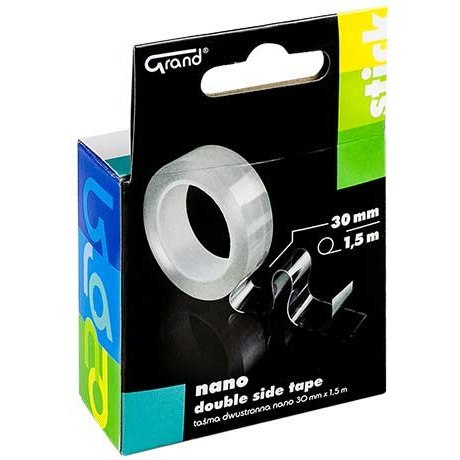 Taśma dwustronna nano 30mm x1,5m x1mm GRAND 130-1956 Taśma dwustronna nano 30mm x1,5m x1mm GRAND 130-1956