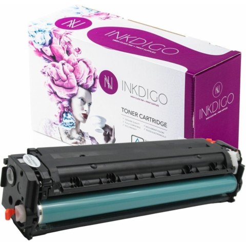 Toner INKDIGO (HP-541/321/211-1) niebieski 1800str zamiennik HP (125A/CB541A/128A/CE321A/131A/CF211A)