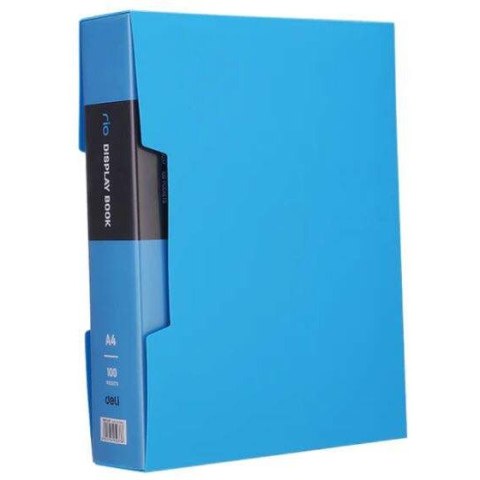Album ofertowy A4 100 koszulek RIO niebieski E5037 BLUE DELI Album ofertowy A4 100 koszulek RIO niebieski E5037 BLUE DELI