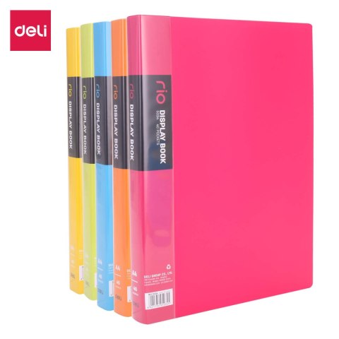 Album ofertowy A4 40 koszulek RIO żółty E5034 YELLOW DELI Album ofertowy A4 40 koszulek RIO żółty E5034 YELLOW DELI