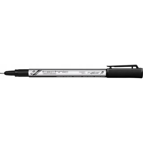Cienkopis kreślarski TECHNIC 0,7mm czarny 405-070 RYSTOR Cienkopis kreślarski TECHNIC 0,7mm czarny 405-070 RYSTOR