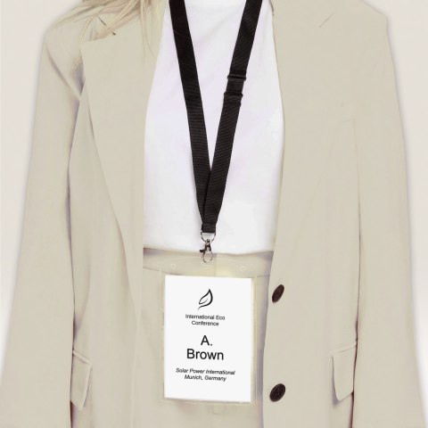 Holder na identyfikatory A6 105x148mm ze smyczą (50 sztuk+52 wkłady) 4834XL AVERY