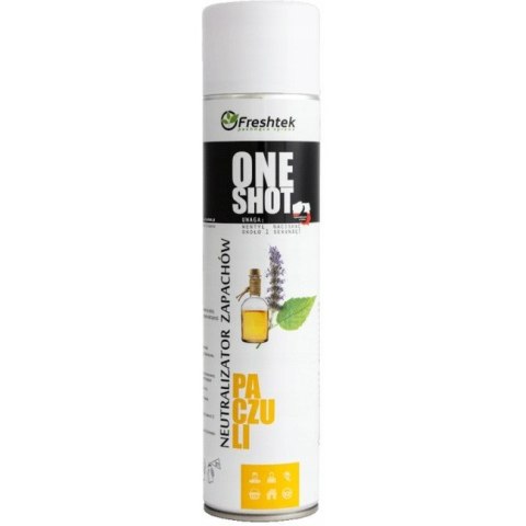 Odświeżacz powietrza/Nautralizator zapachów ONE SHOT 600ml PACZULI