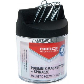 Spinacze okrągłe 26mm w pudełku magnetycznym (100szt.) OFFICE PRODUCTS 1884421-99