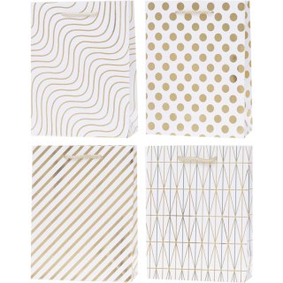Torebka prezentowa 26x32x10cm Lux HS wz. Graficzne Y A4 ROZETTE