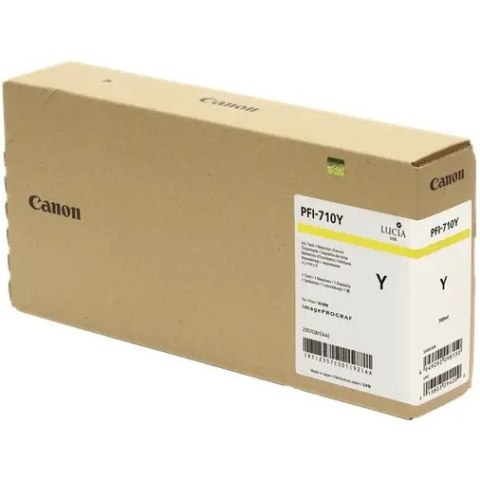 Tusz CANON (PFI-710Y/2357C001) żółty 700ml Tusz CANON (PFI-710Y/2357C001) żółty 700ml