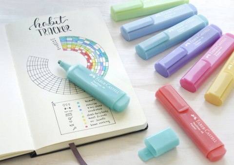 Zakreślacz 1546 8 kolorów pastelowych 254658 Faber-Castell