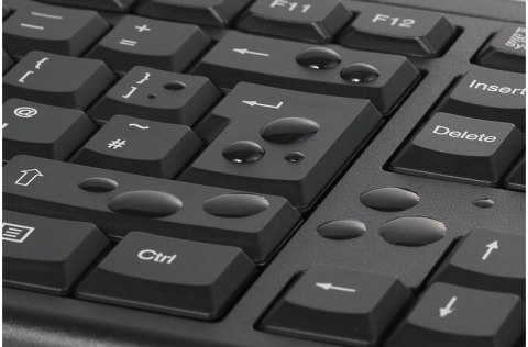 Bezprzewodowy zestaw klawiatury i myszy KM150 EQ czarny K75562WW KENSINGTON