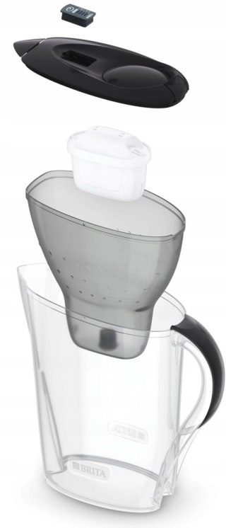 Dzbanek filtrujący BRITA Marella grafitowy 2,4l + 3szt filtr do wody Maxtra Pro Pure Performance