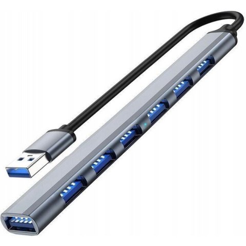 Hub USB-A BLOW 7xUSB 3.0 szary (86-070#)