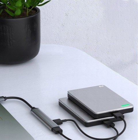 Hub USB-A BLOW 7xUSB 3.0 szary (86-070#)