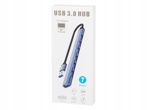 Hub USB-A BLOW 7xUSB 3.0 szary (86-070#)