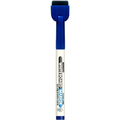 Marker suchościeralny niebieski mini z czyścikiem i magnesem TT8119 MUNGYO Marker suchościeralny niebieski mini z czyścikiem i magnesem TT8119 MUNGYO