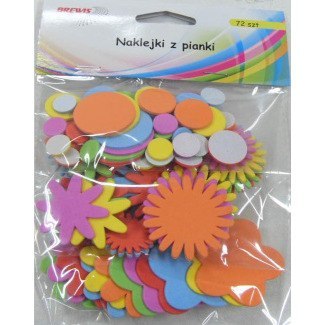 Naklejka piankowa PVC15 kwiatki BREWIS