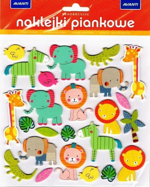 Naklejki dekoracyjne piankowe mix wzorów AVANTI Naklejki dekoracyjne piankowe mix wzorów AVANTI