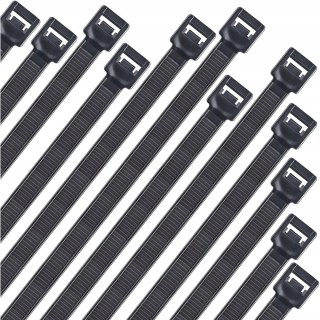 Opaska zaciskowa/opaska kablowa/zip/raps/trytytka 350x4,8mm (100szt) czarna LEXTOOL (LXOP29)