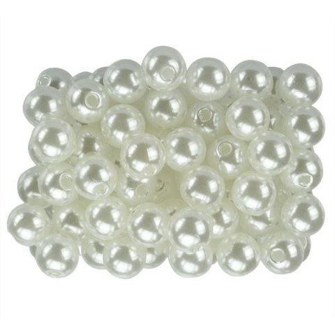 Perełki białe 8mm 40g 363617
