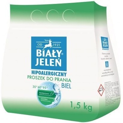 Proszek do prania BIAŁY JELEŃ 1,5kg do białego Proszek do prania BIAŁY JELEŃ 1,5kg do białego