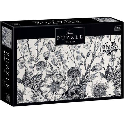 Puzzle 1000 Flowers 1 PUZ1000FLO1 INTERDRUK