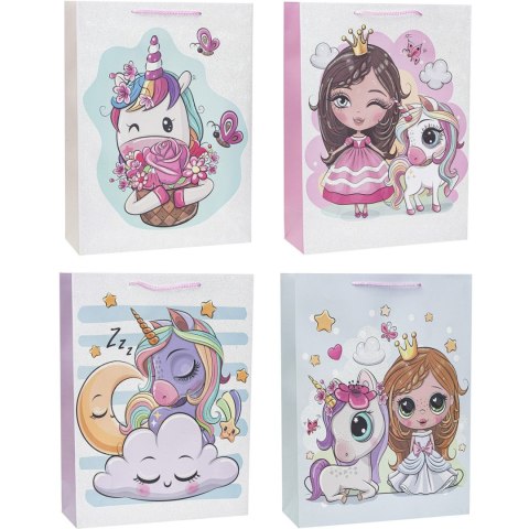 Torebka prezentowa 26x32x10cm TD-23169-GL-A4 ROZETTE