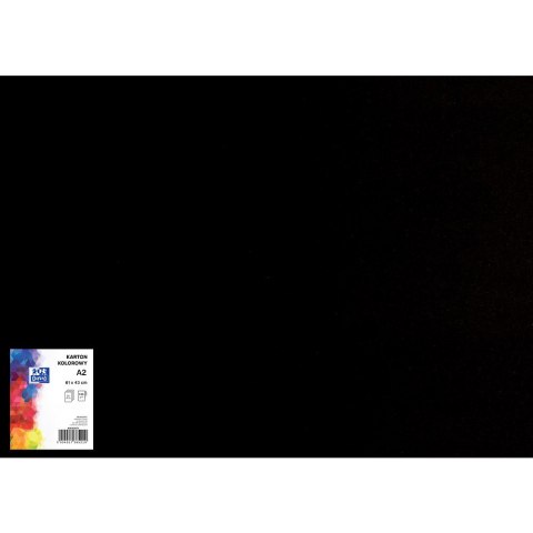 Blok karton kolorowy CREATINIO A2 160g 25 arkuszy nr.99 czarny 400150171 TOP 2000