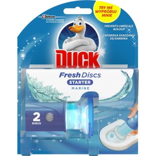 Kostka do WC DUCK FRESH 2xDISCS MARINE - żelowe krążki