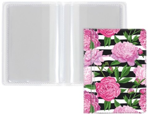 Okładka na dokumenty mini z nadrukiem PEONY OD-25-45 BIURFOL