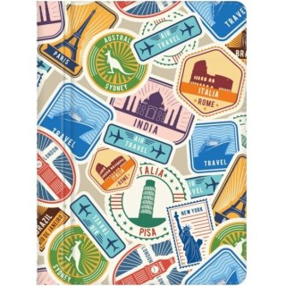 Okładka na dokumenty mini z nadrukiem TRAVEL OD-25-44 BIURFOL