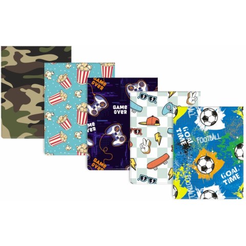 Okładka na dokumenty ucznia pion z nadrukiem MIX (10szt) OD-23-MIX BIURFOL