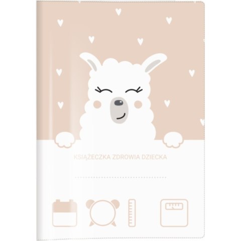 Okładka na książeczkę zdrowia dziecka z nadrukiem ALPAKA KZ-00-07 BIURFOL
