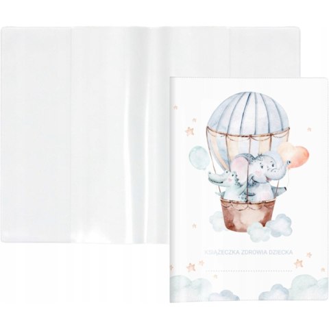 Okładka na książeczkę zdrowia dziecka z nadrukiem BALON KZ-00-10 BIURFOL