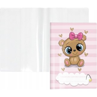 Okładka na książeczkę zdrowia dziecka z nadrukiem PLUSZAK SERCA KZ-00-09 BIURFOL