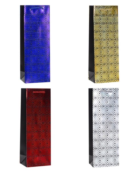 Torebka prezentowa 12x36x9cm TBG-24018-HS-BB ROZETTE